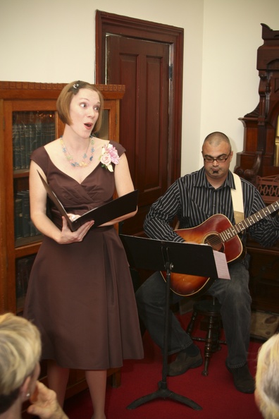 Becky and Brent perform
